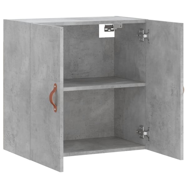vidaXL Veggskap betonggrå 60x31x60 cm konstruert tre