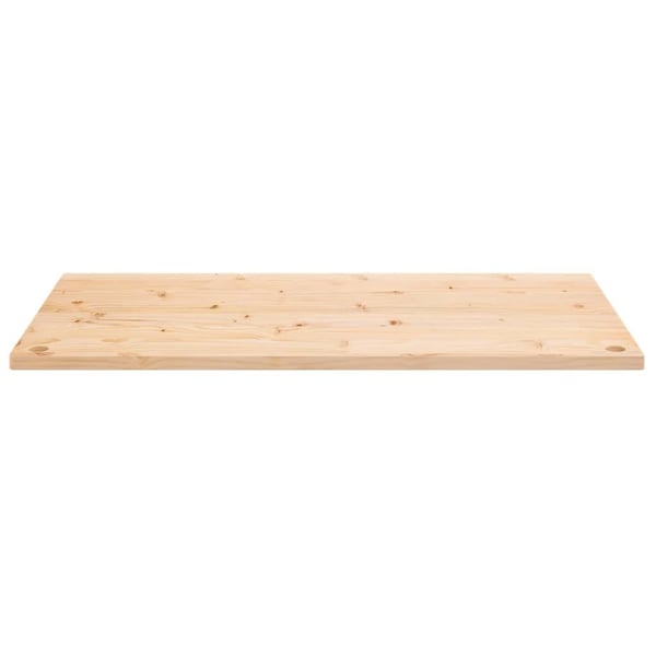 vidaXL skrivebordsplade 110x55x2,5 cm massivt fyrretræ