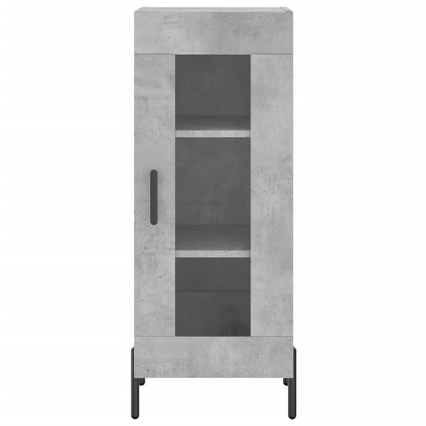 vidaXL skænk 34,5x34x90 cm konstrueret træ betongrå