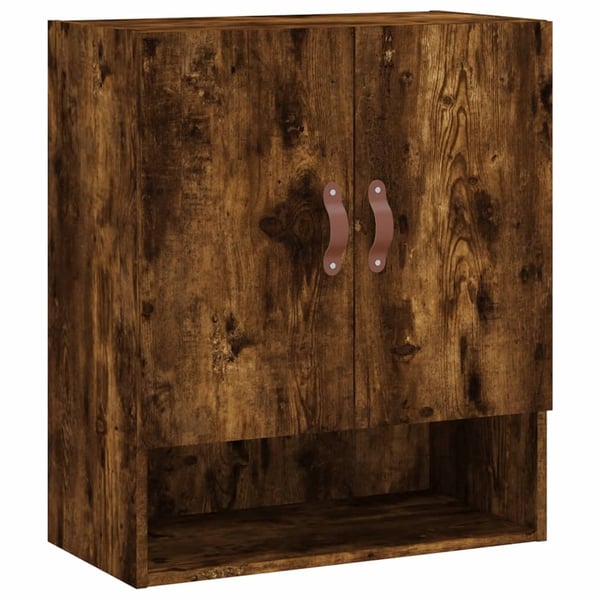 vidaXL Veggskap røkt eik 60x31x70 cm konstruert tre
