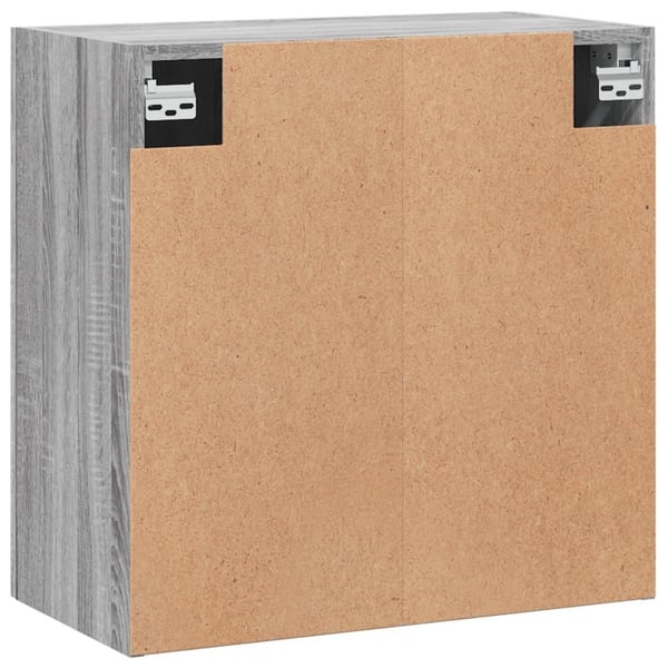 vidaXL Veggskap grå sonoma 60x31x60 cm konstruert tre