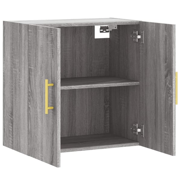 vidaXL Veggskap grå sonoma 60x31x60 cm konstruert tre