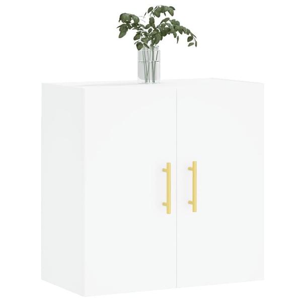 vidaXL Veggskap hvit 60x31x60 cm konstruert tre