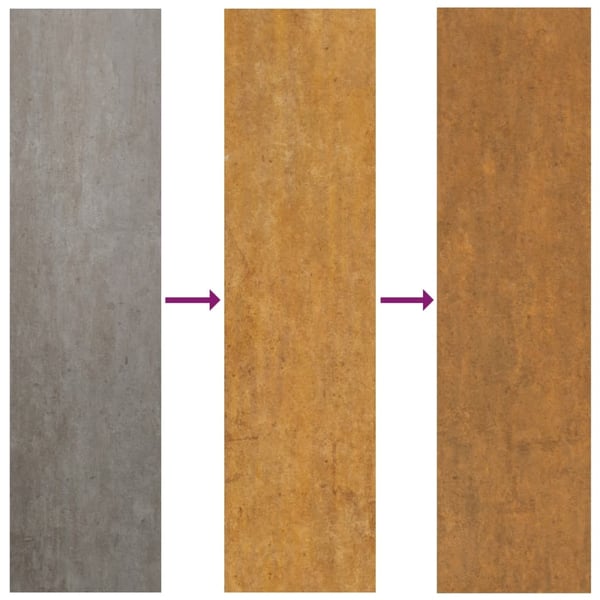 vidaXL Veggdekorasjon til hage 55x55 cm cortenstål ballerinadesign
