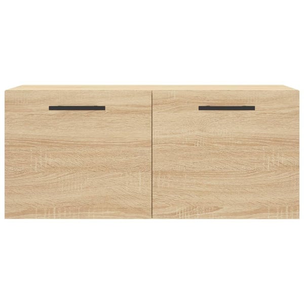 vidaXL Veggskap sonoma eik 80x36,5x35 cm konstruert tre