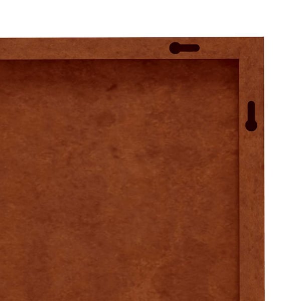 vidaXL Veggdekorasjon til hage 105x55 cm cortenstål bambusdesign