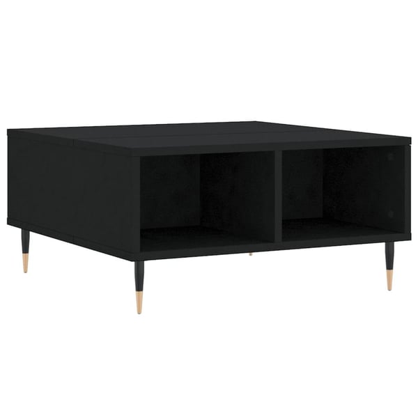 vidaXL Salongbord svart 60x60x30 cm konstruert tre