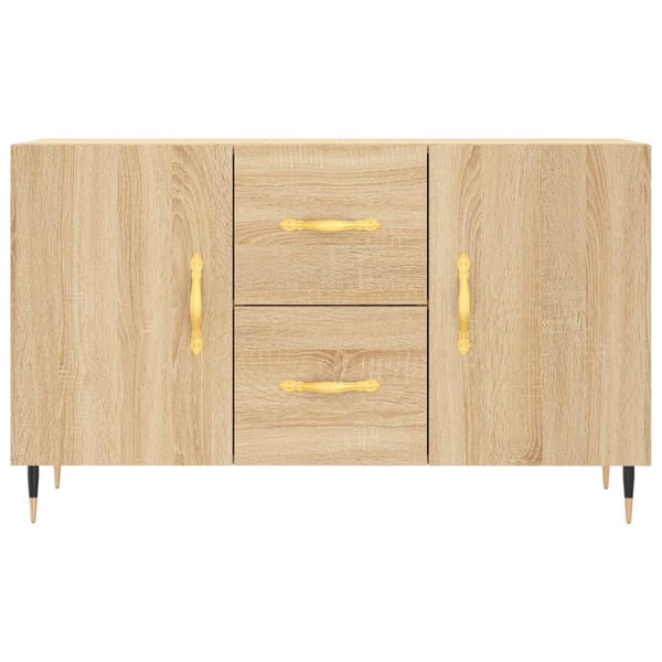 vidaXL Skjenk sonoma eik 100x36x60 cm konstruert tre