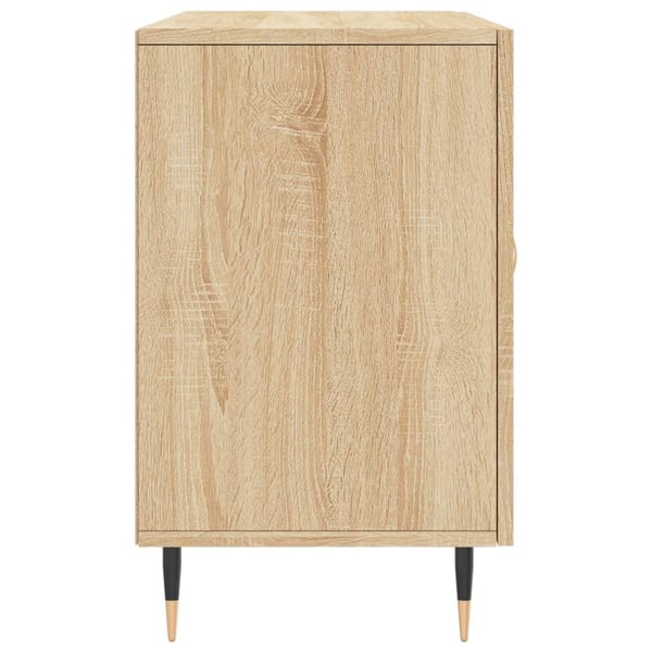 vidaXL Skjenk sonoma eik 100x36x60 cm konstruert tre