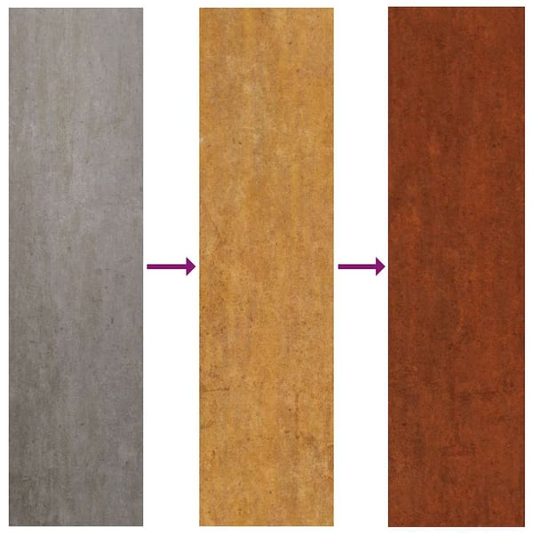 vidaXL Veggdekorasjon til hage 105x55 cm cortenstål skalldesign