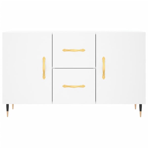 vidaXL Skjenk hvit 100x36x60 cm konstruert tre