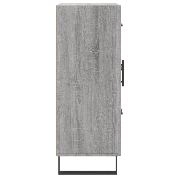 vidaXL Skjenk grå sonoma 69,5x34x90 cm konstruert tre