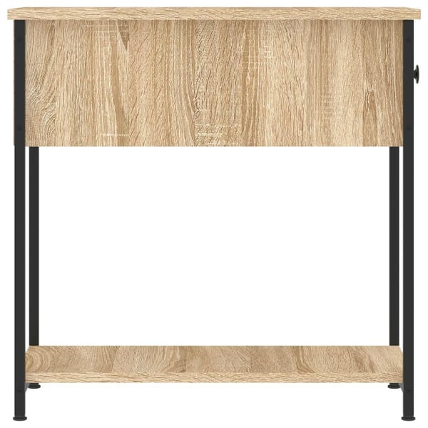 vidaXL Nattbord 2 stk sonoma eik 30x60x60 cm konstruert tre