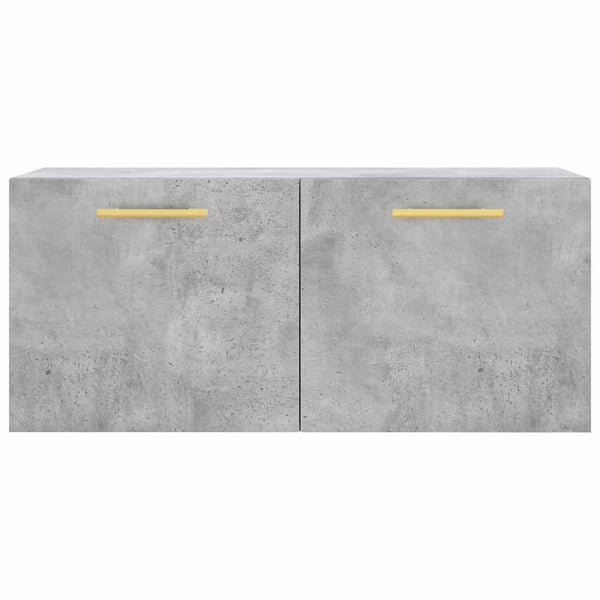 vidaXL Veggskap betonggrå 80x36,5x35 cm konstruert tre