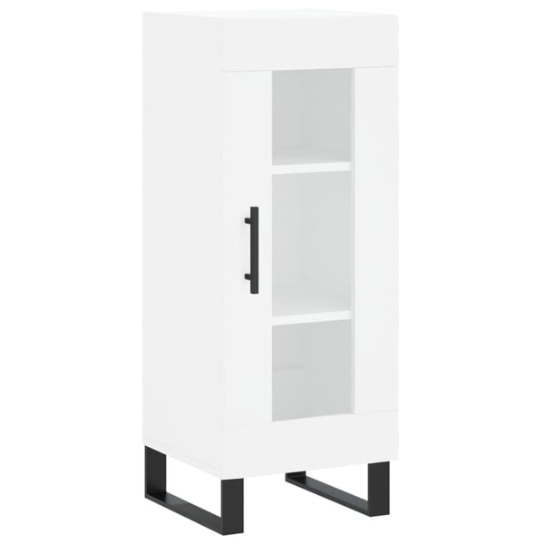 vidaXL skænk 34,5x34x90 cm konstrueret træ hvid
