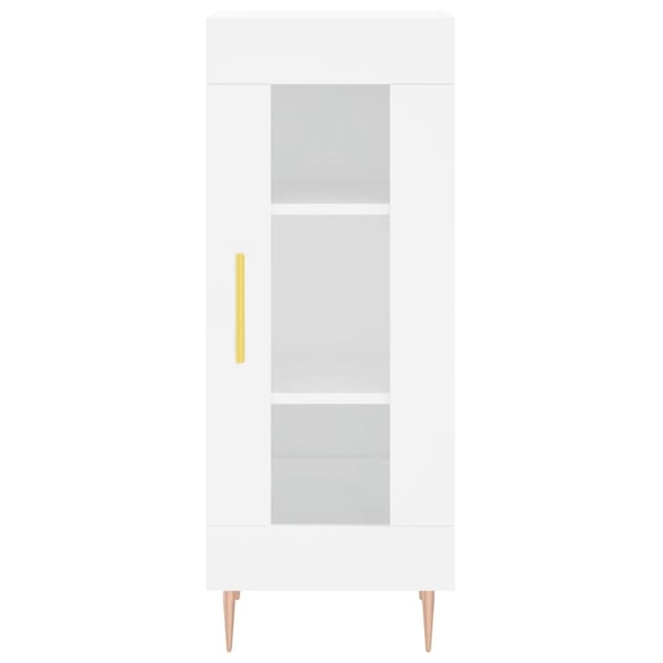 vidaXL skænk 34,5x34x90 cm konstrueret træ hvid