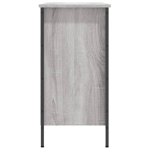 vidaXL Skoskap grå sonoma 100x35x70 cm konstruert tre