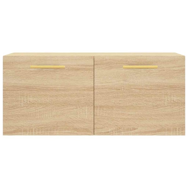 vidaXL vægskab 80x36,5x35 cm konstrueret træ sonoma-eg