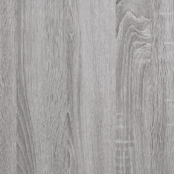 vidaXL Skohylle grå sonoma 69x35x50 cm konstruert tre