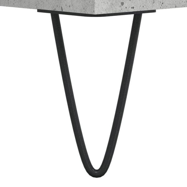 vidaXL Senkki betoninharmaa 34,5x34x90 cm tekninen puu