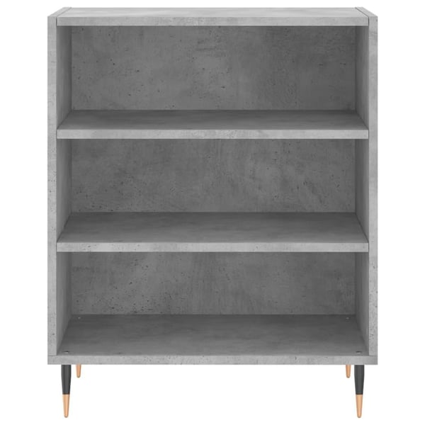 vidaXL Skjenk betonggrå 57x35x70 cm konstruert tre