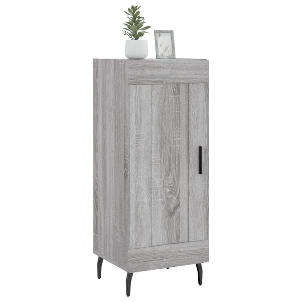 vidaXL Senkki harmaa Sonoma 34,5x34x90 cm tekninen puu