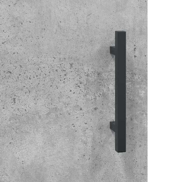 vidaXL Veggskap betonggrå 69,5x34x90 cm