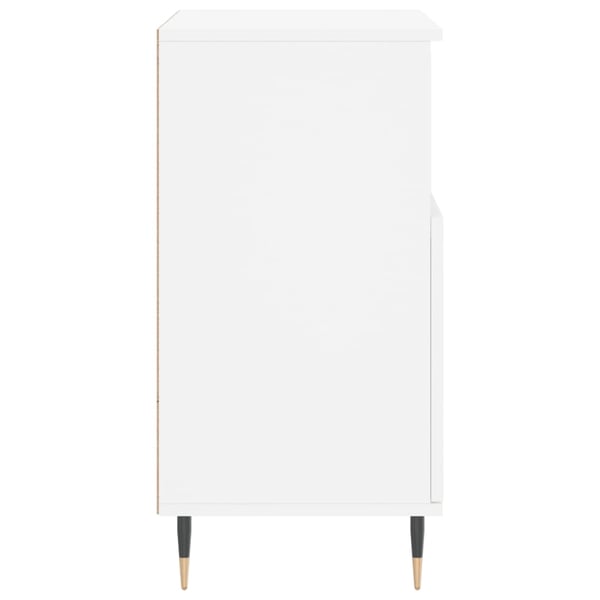 vidaXL skænk 60x35x70 cm konstrueret træ hvid