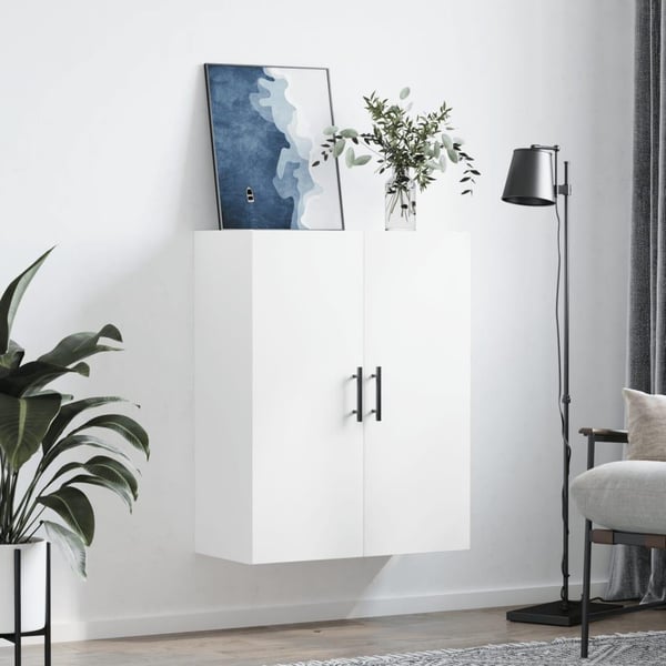 vidaXL Veggskap hvit 69,5x34x90 cm