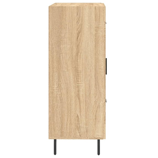 vidaXL Skjenk sonoma eik 69,5x34x90 cm konstruert tre