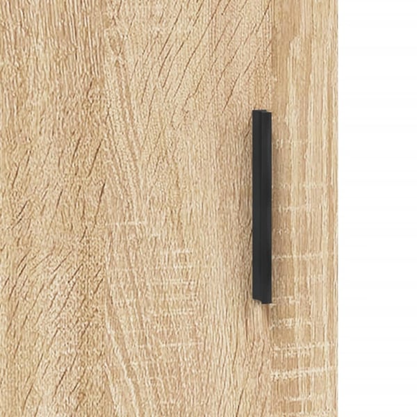 vidaXL Skjenk sonoma eik 69,5x34x90 cm konstruert tre