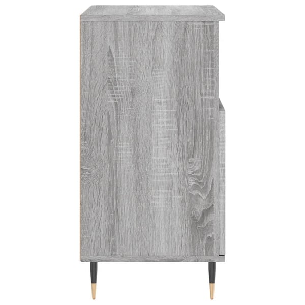 vidaXL Skjenk grå sonoma 60x35x70 cm konstruert tre