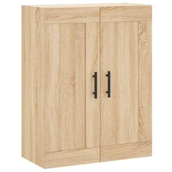 vidaXL vægskab 69,5x34x90 cm konstrueret træ sonoma-eg