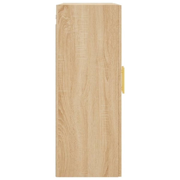 vidaXL Veggskap sonoma eik 69,5x34x90 cm