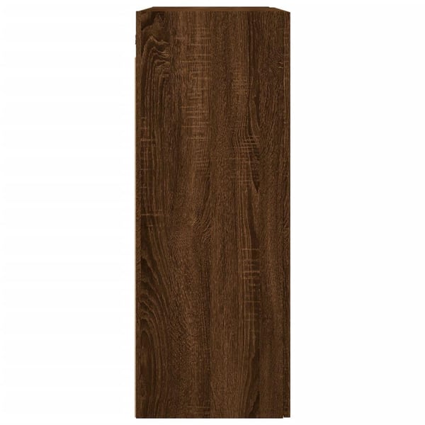 vidaXL Veggskap brun eik 69,5x34x90 cm