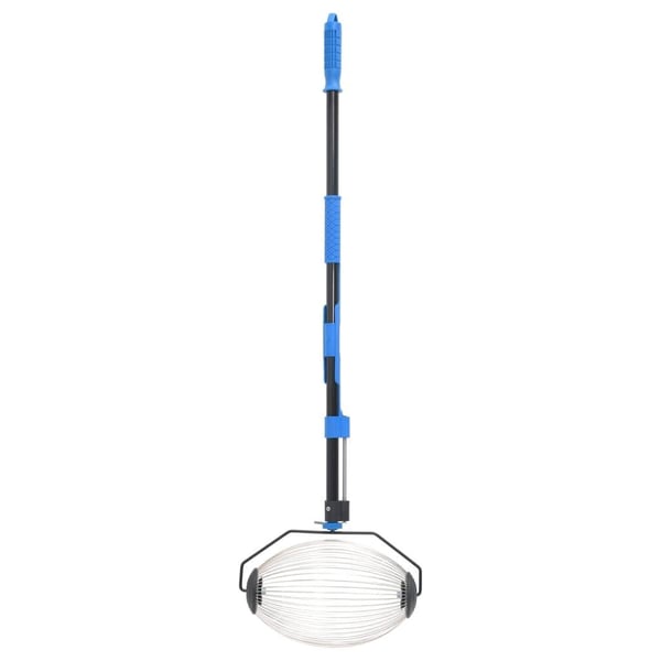 vidaXL nøddeopsamler 127 cm stål blå