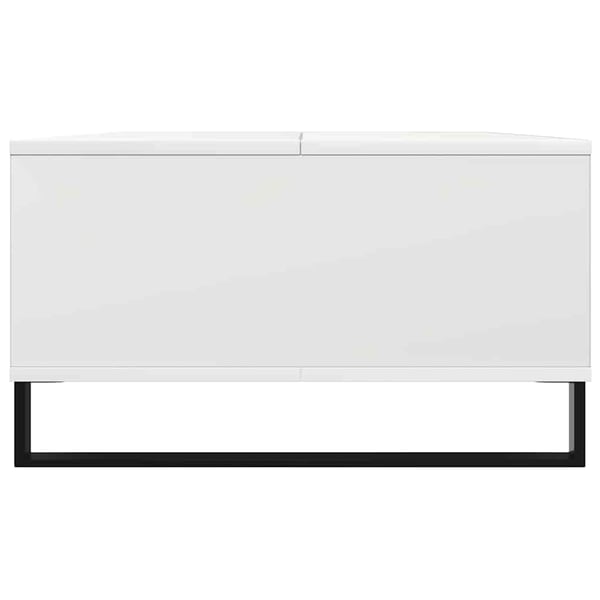 vidaXL Salongbord hvit 104x60x35 cm konstruert tre