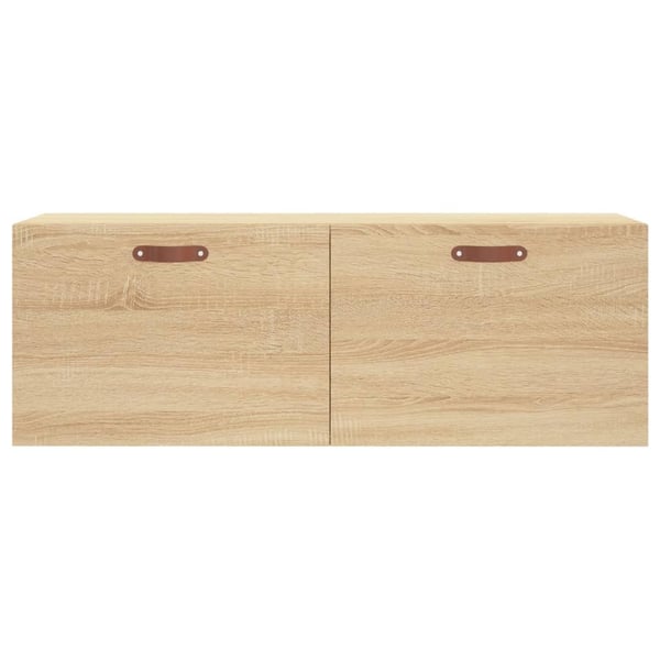 vidaXL Veggskap 2 stk sonoma eik 100x36,5x35 cm konstruert tre
