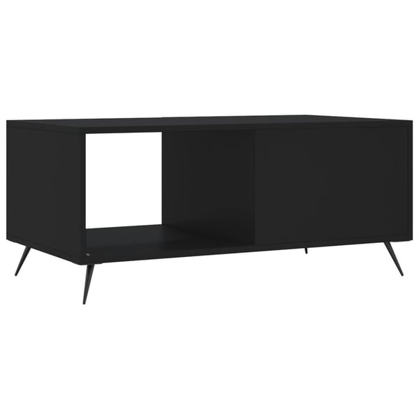 vidaXL sofabord 90x50x40 cm konstrueret træ sort