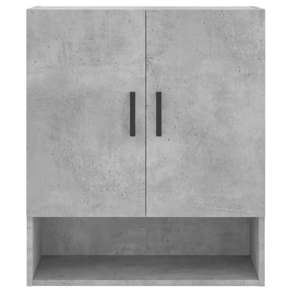 vidaXL Seinäkaappi betoninharmaa 60x31x70 cm tekninen puu