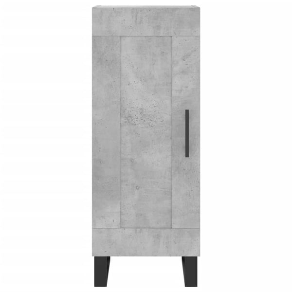 vidaXL Skjenk betonggrå 34,5x34x90 cm konstruert tre