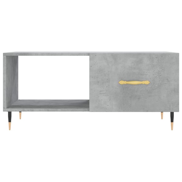 vidaXL Salongbord betonggrå 90x50x40 cm konstruert tre