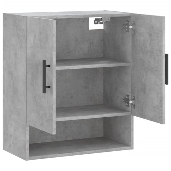 vidaXL Veggskap betonggrå 60x31x70 cm konstruert tre