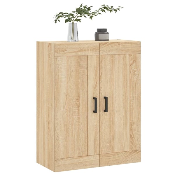 vidaXL Veggskap sonoma eik 69,5x34x90 cm konstruert tre