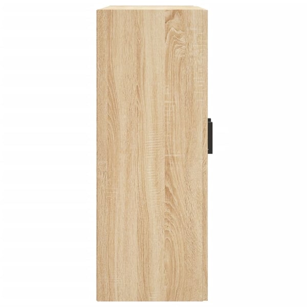 vidaXL Veggskap sonoma eik 69,5x34x90 cm konstruert tre