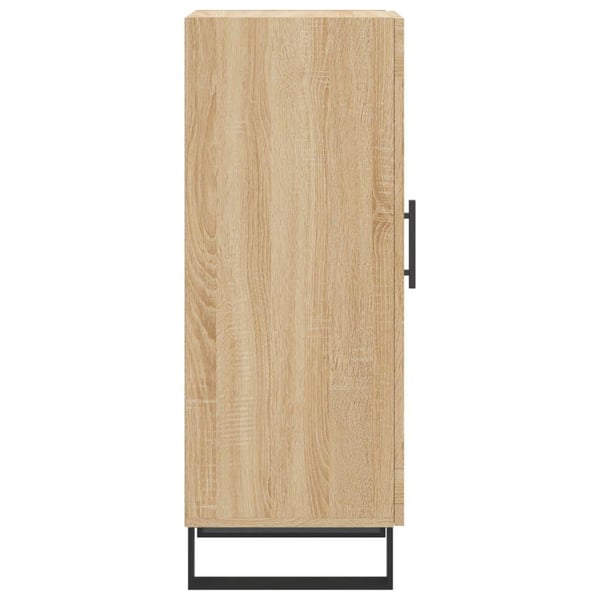 vidaXL Skjenk sonoma eik 34,5x34x90 cm konstruert tre