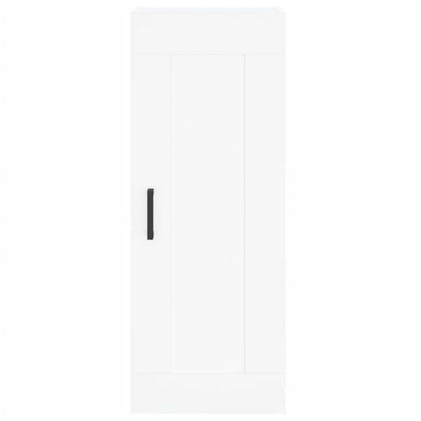 vidaXL Veggmontert skap hvit 34,5x34x90 cm konstruert tre