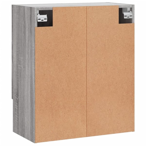 vidaXL Seinäkaappi harmaa Sonoma 60x31x70 cm tekninen puu