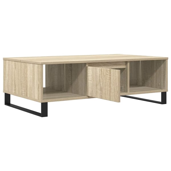 vidaXL Salongbord Sonoma eik 104x60x35 cm konstruert tre