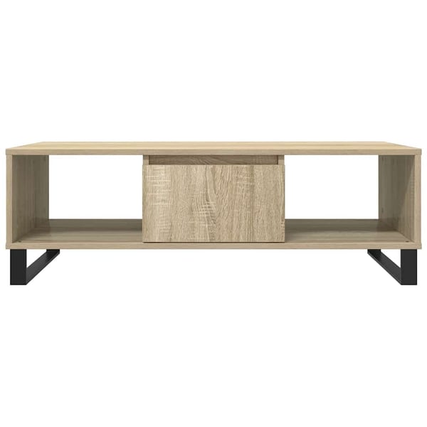 vidaXL Salongbord Sonoma eik 104x60x35 cm konstruert tre